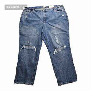NWT And Now This Plus Ultra HR Straight Jeans Size 24W
